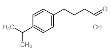 4-(4-propan-2-ylphenyl)butanoic acid结构式