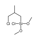chloro(3-chloro-2-methylpropyl)dimethoxysilane Structure
