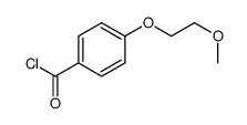Benzoyl chloride, 4-(2-methoxyethoxy)- (9CI) Structure