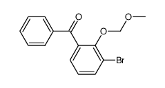 (3-bromo-2-(methoxymethoxy)phenyl)(phenyl)methanone Structure