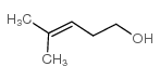 4-methyl-3-penten-1-ol Structure