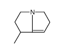 1H-Pyrrolizine,2,3,5,6-tetrahydro-1-methyl-(9CI) Structure