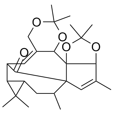 巨大戟-3,4,5,20,二丙酮结构式