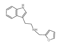 呋喃-2-基甲基-[2-(1H-吲哚-3-基)-乙基]-胺结构式