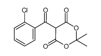 5-(2-chlorobenzoyl)-2,2-dimethyl-1,3-dioxane-4,6-dione Structure