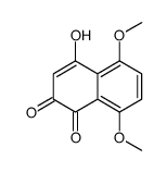 4-hydroxy-5,8-dimethoxynaphthalene-1,2-dione结构式