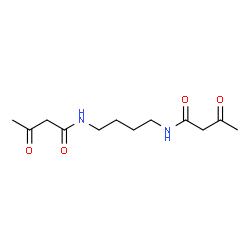 N,N'-(丁烷-1,4-二基)双(3-氧代丁酰胺)结构式