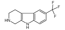 6-(trifluoromethyl)-2,3,4,9-tetrahydro-1H-pyrido[3,4-b]indole Structure