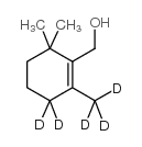 [3,3-dideuterio-6,6-dimethyl-2-(trideuteriomethyl)cyclohexen-1-yl]methanol Structure