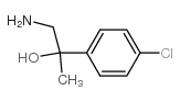 1-AMINO-2-(4-CHLORO-PHENYL)-PROPAN-2-OL结构式