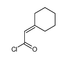 2-cyclohexylideneacetyl chloride Structure