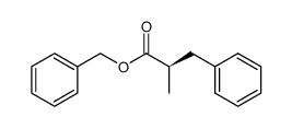 benzyl (R)-2-methyl-3-phenylpropanoate结构式