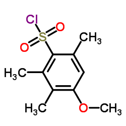 4-甲氧基-2,3,6-三甲基苯磺酰基氯结构式