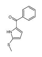 2-(methylthio)-5-benzoylpyrrole Structure
