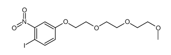 1-iodo-4-[2-[2-(2-methoxyethoxy)ethoxy]ethoxy]-2-nitrobenzene Structure