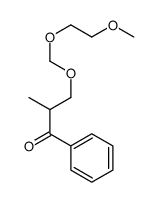 3-(2-methoxyethoxymethoxy)-2-methyl-1-phenylpropan-1-one Structure