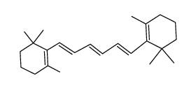 1,6-Bis(2,6,6-trimethylcyclohex-1-enyl)hexa-1,3,5-triene Structure