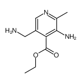 3-amino-5-aminomethyl-2-methyl-isonicotinic acid ethyl ester结构式