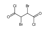 2,3-dibromobutanedioyl dichloride结构式