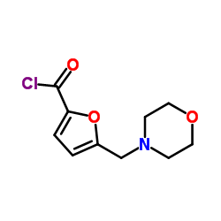 5-(4-Morpholinylmethyl)-2-furoyl chloride结构式