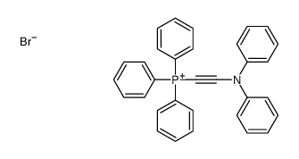 triphenyl-[2-(N-phenylanilino)ethynyl]phosphanium,bromide结构式