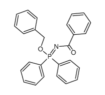benzyl N-(benzoyl)diphenylphosphinimidate Structure