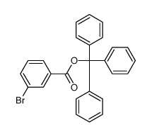 trityl 3-bromobenzoate Structure