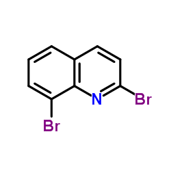 2,8-Dibromoquinoline Structure