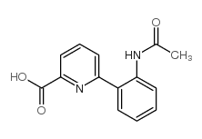 6-(3-氰基苯基)-2-吡啶羧酸结构式
