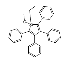1-ethyl-1-methoxy-2,3,4,5-tetraphenylsilole结构式