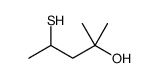 2-methyl-4-sulfanylpentan-2-ol结构式