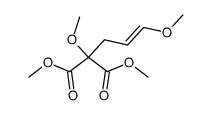 methyl 2-carbomethoxy-2,5-dimethoxy-(E)-4-pentenoate Structure