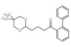 4-(5,5-DIMETHYL-1,3-DIOXAN-2-YL)-2'-PHENYLBUTYROPHENONE结构式