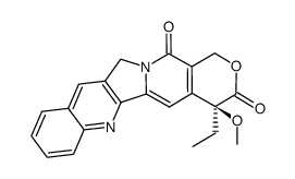 (S)-O-methylcamptothecin Structure