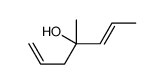 4-methylhepta-1,5-dien-4-ol结构式