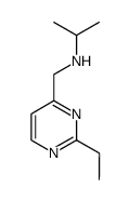 (2-Ethyl-pyrimidin-4-ylmethyl)-isopropyl-amine Structure