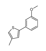 2-(3-methoxyphenyl)-4-methylthiophene Structure