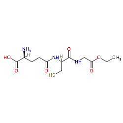 Glutathione-monoethyl ester (reduced) Structure