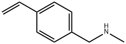 4-乙烯基-N-甲基苯甲胺结构式