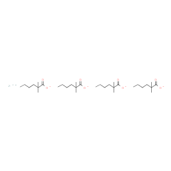 dimethylhexanoic acid, zirconium salt Structure