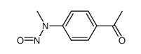 N-(4-acetylphenyl)-N-methylnitrous amide结构式