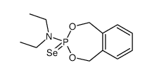 Diethyl-(3-selenoxo-1,5-dihydro-3λ5-benzo[e][1,3,2]dioxaphosphepin-3-yl)-amine结构式