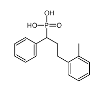 [3-(2-methylphenyl)-1-phenylpropyl]phosphonic acid结构式