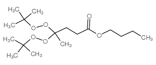 4,4-二(叔丁基过氧化)戊酸正丁酯结构式