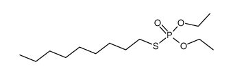 O,O-Diethyl-S-(1-nonyl)-thiophosphat Structure