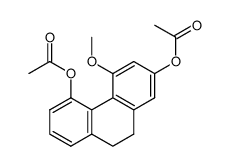 Hircinol-diacetat Structure