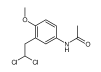 acetic acid-[3-(2,2-dichloro-ethyl)-4-methoxy-anilide] Structure