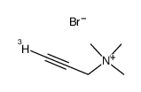 N,N,N-trimethylprop-2-yn-1-aminium-3-t bromide Structure