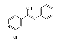 2-chloro-N-(2-methylphenyl)pyridine-4-carboxamide structure