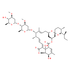28-氧代伊维菌素B1a(杂质)结构式